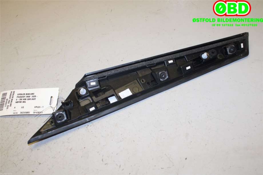 Spoiler bakluke til Peugeot 2008 2019-->> (Type II)  (PEUGEOT|98263052XY||9826305280)