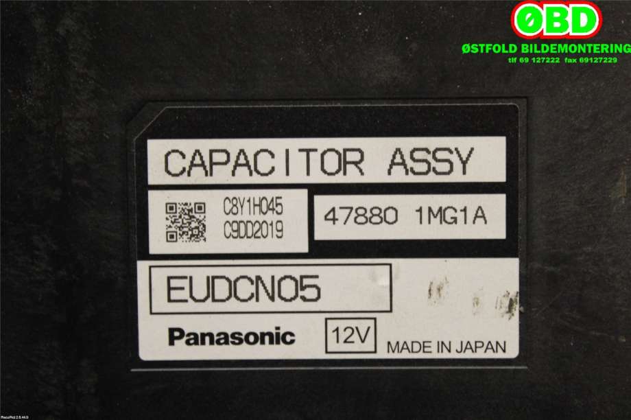 Styreenhet diverse til Nissan Leaf 2011-2017 (Type I)  (NISSAN|478801MG1A|)