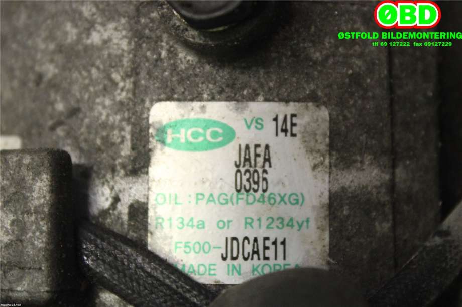 Aircondition kompressor til Kia Cee