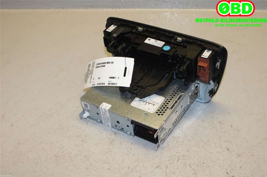 Bilstereo til Škoda Citigo 2012-2019  (SKODA|1ST 035 156|1ST 057 156 D|1ST035156C)