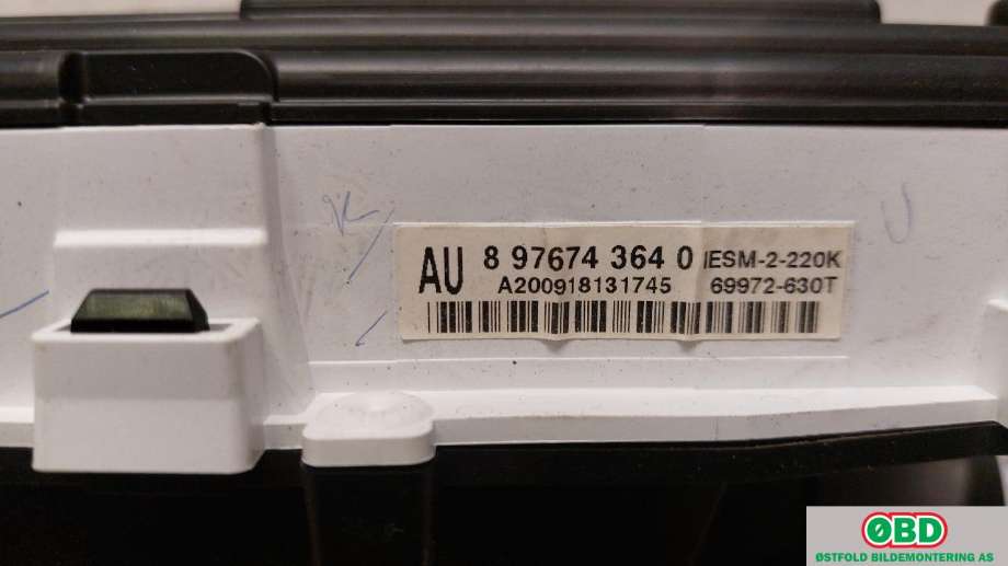 Instrumentpanel til Isuzu D-Max 2021-->> (Type III)  (ISUZU|)
