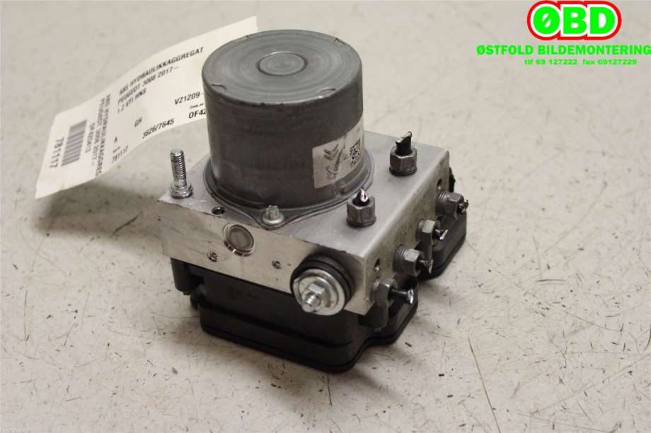 ABS sentral til Peugeot 3008 2016-->> (Type II) (PEUGEOT|1623160880||9832278180)