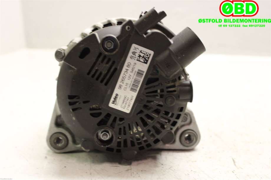 Dynamo til Peugeot 3008 2016-->> (Type II)  (PEUGEOT|98 265 734 80||9826573480)