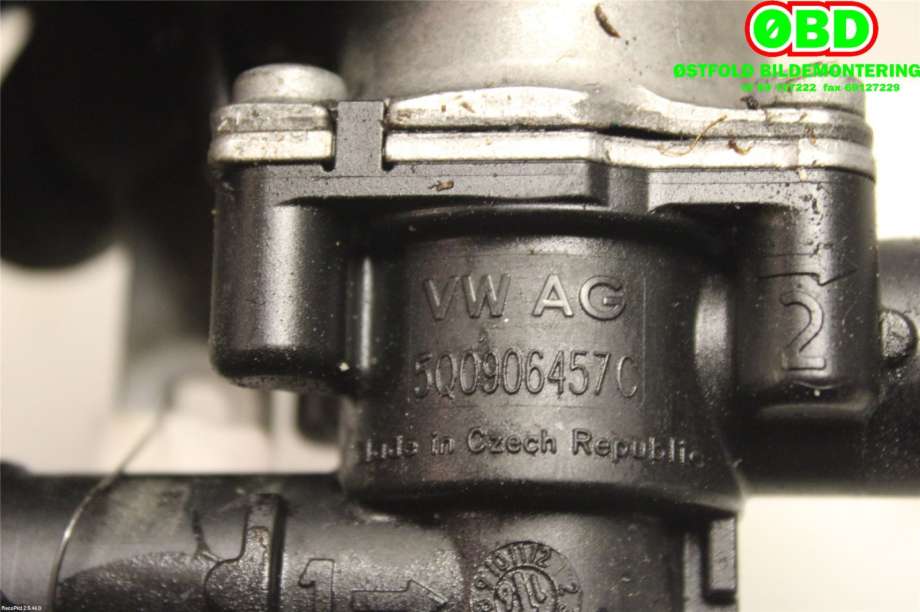 Sirkulasjonspumpe til Audi A3 2016-2020 (Type III, Fase 2)  (AUDI|5Q0 906 457 C||5Q0906457C)