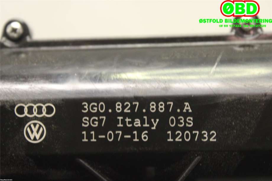 Baklukeåpner motor til VW Passat 2015-2019 (Fase 1) (B8) (B8) (VOLKSWAGEN|3G0 827 887 B||3G0827887A)