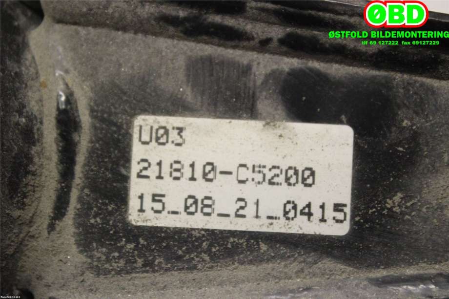 Motorfeste til Kia Sorento 2016-->> Type III (KIA|21810C5200|)