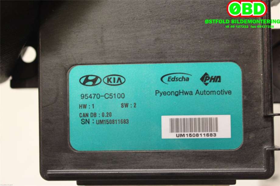 Styreenhet diverse til Kia Sorento 2016-->> Type III (KIA|95470C5100|)