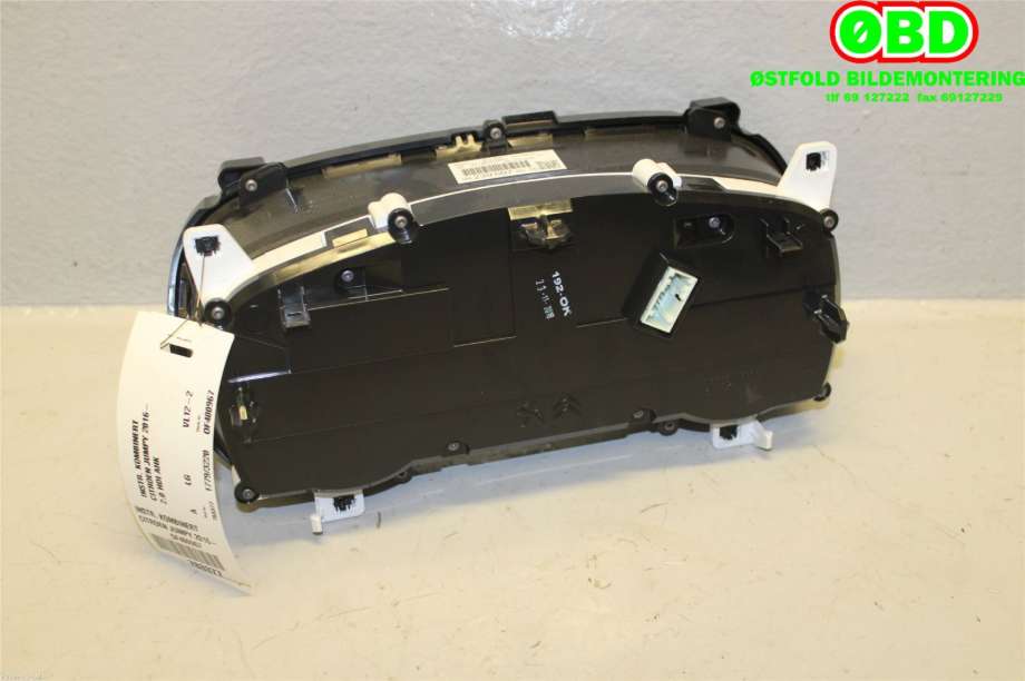 Instrumentpanel til Citroën Jumpy 2016-->> (Type III)  (CITROEN|9823960780|9837546480)
