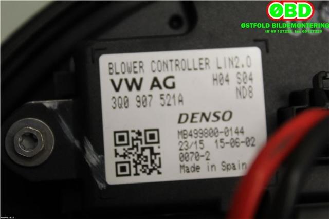 Varmeapparat motor til VW Passat 2015-2019 (Fase 1) (B8) (B8) (3Q1 819 021 A|3Q1 819 021 D|3Q1819021A)