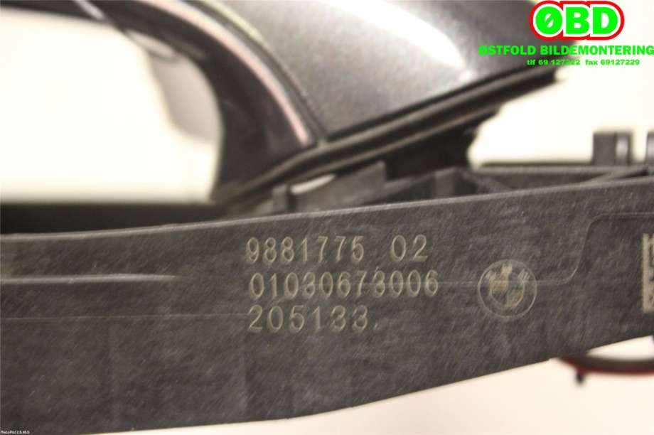 Dørhåndtak utv venstre foran til BMW iX3 2021-->>  (BMW iX3|51 21 8 492 067|51 21 9 881 775|)