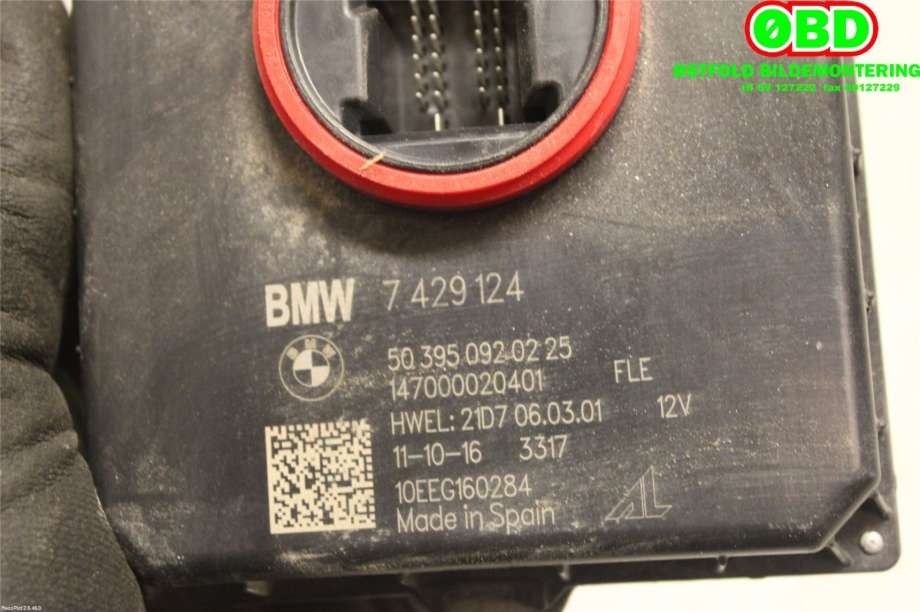 Styreenhet xenon/ballast til BMW i3 2013-2022  (BMW|63 11 7 492 089||7429124)