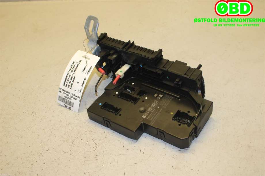 Sikringsboks til Mercedes C-Klasse 2007-2011 (Fase 1) (W204) (W204) (MERCEDES|A 204 900 10 02|A 204 906 54 02|2049000902)
