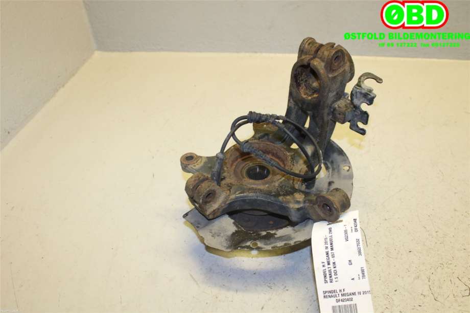 Hjulspindel høyre foran til Renault Megane 2016-->> Type IV (RENAULT|400142483R|400146171R|)