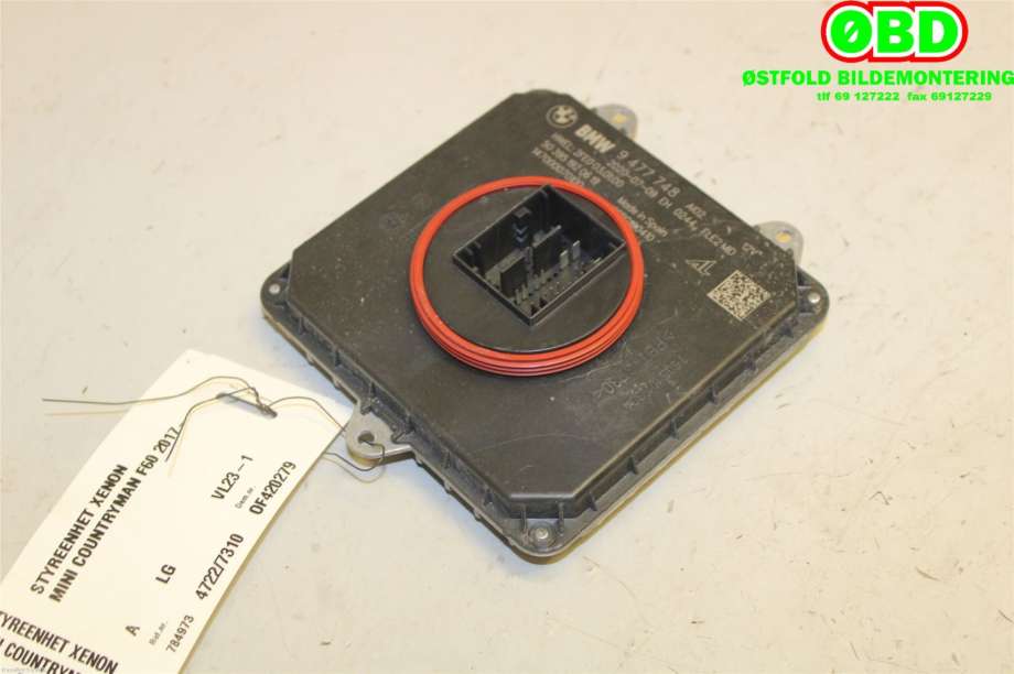 Styreenhet xenon/ballast til Mini Countryman 2017-2023 (F60) (F60) (MINI|63 11 7 429 125||9477748)