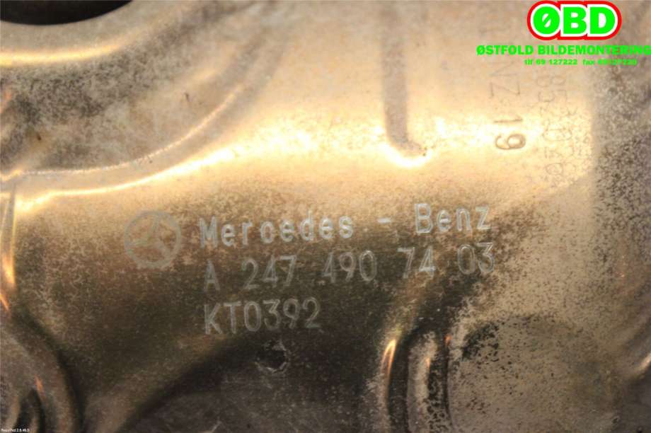 Katalysator til Mercedes A-Klasse 2018-->> (W177) (W177) (MERCEDES|A 247 490 74 03|A 247 490 99 03|2474907403)