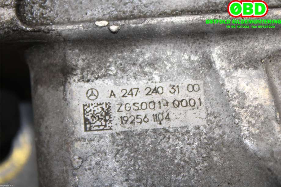 Motorfeste til Mercedes A-Klasse 2018-->> (W177) (W177) (MERCEDES|A 247 240 31 00|A 247 240 54 00|2472403100)