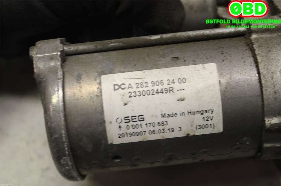 Starter til Mercedes A-Klasse 2018-->> (W177) (W177) (MERCEDES|A 282 906 24 00|A 282 906 20 00|2829062400)
