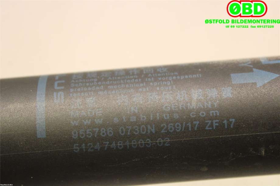 Baklukeåpner motor til BMW X1 2015-2022 (F48) (F48) (BMW|51 24 7 481 803||51247481803)