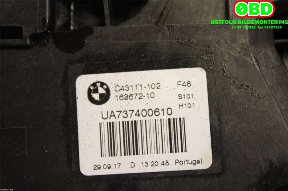 Baklukelås til BMW X1 2015-2022 (F48) (F48) (BMW|51 24 7 357 112|51 24 7 374 006|)
