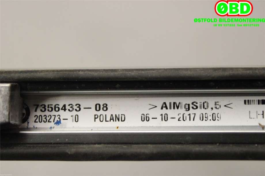 Takrails til BMW X1 2015-2022 (F48) (F48) (BMW|51 13 7 356 433||7356433)