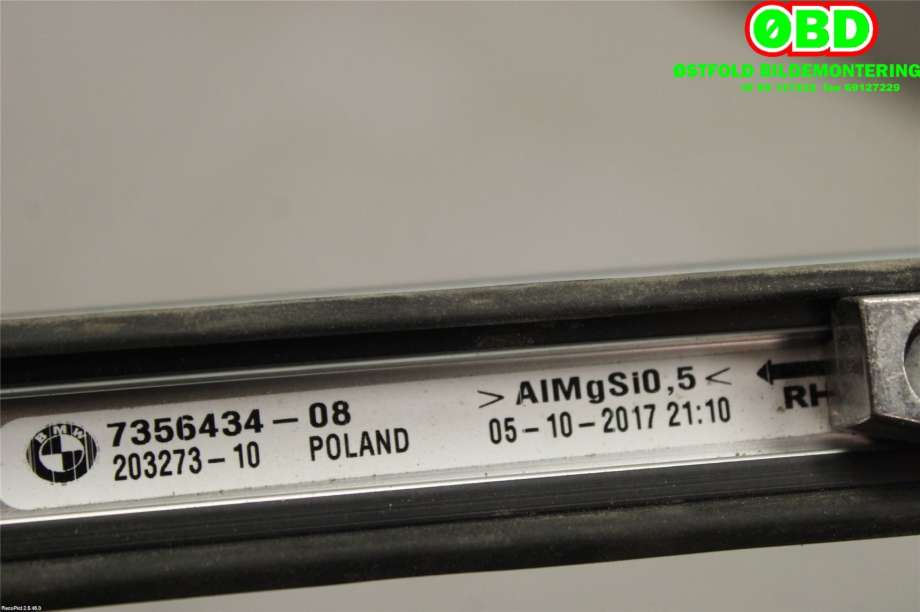 Takrails til BMW X1 2015-2022 (F48) (F48) (BMW|51 13 7 356 434||7356434)