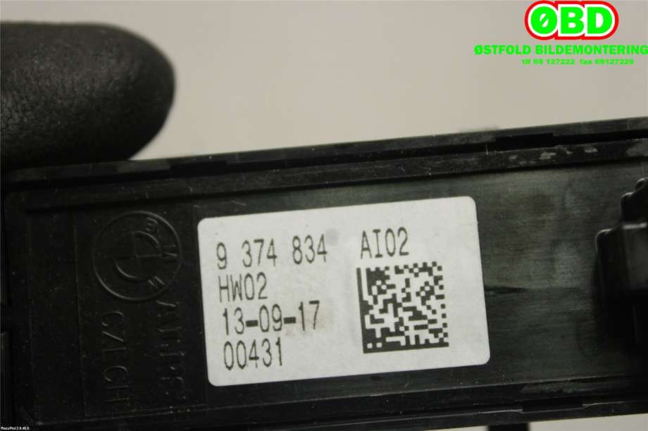 Bryter diverse til BMW X1 2015-2022 (F48) (F48) (BMW|61319374834||9374834)