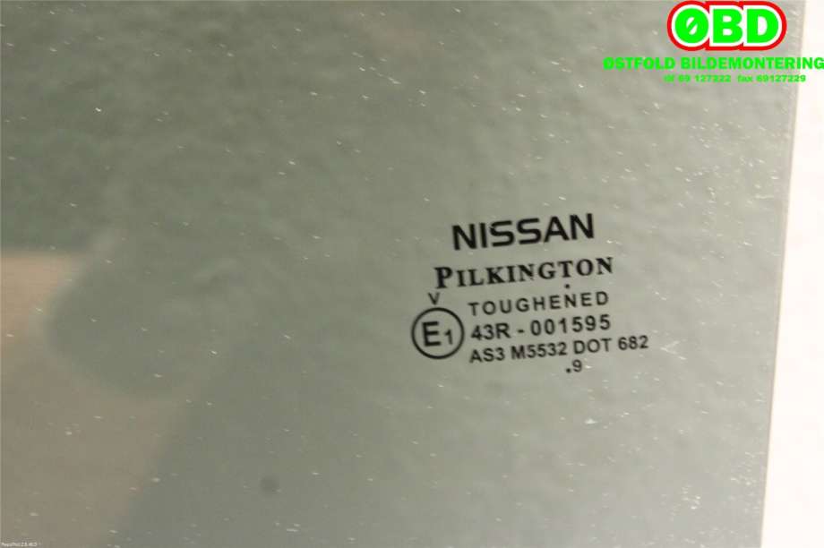 Siderute venstre bak til Nissan Leaf 2018-->> (Type II)  (NISSAN|823013NL2A|)