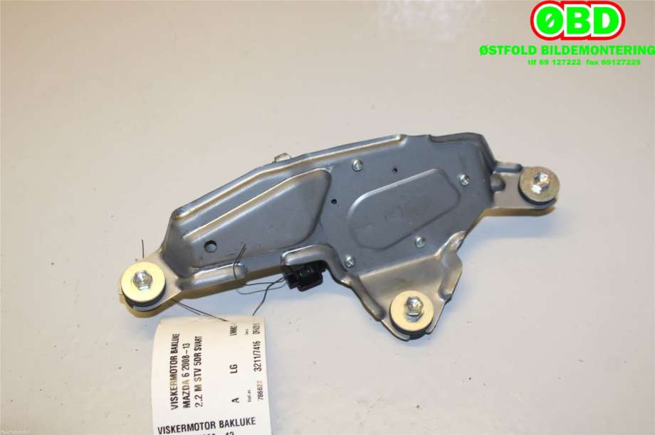 Viskermotor bakrute til Mazda 6 2010-2013 (Type II, Fase 2)  (MAZDA|GS2A67450|8496000572)