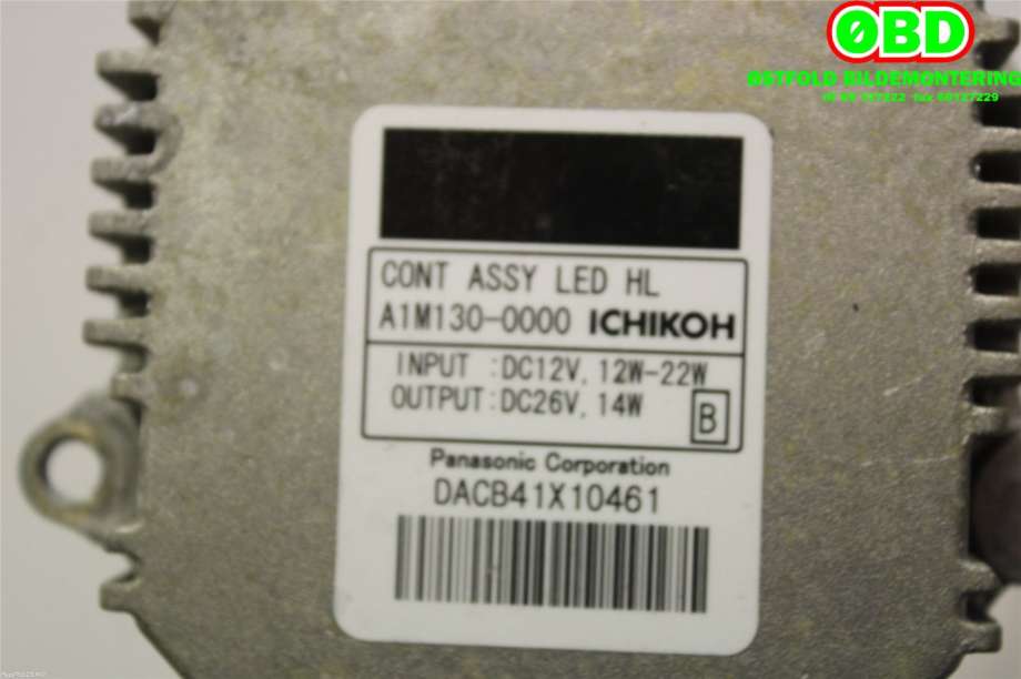 Styreenhet xenon/ballast til Nissan Leaf 2011-2017 (Type I)  (NISSAN||A1M1300000)