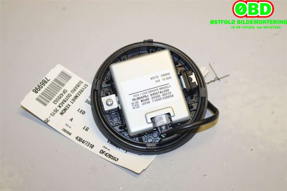 Styreenhet xenon/ballast til Subaru Outback 2015-2020 (Type V) (SUBARU||84967AL060)