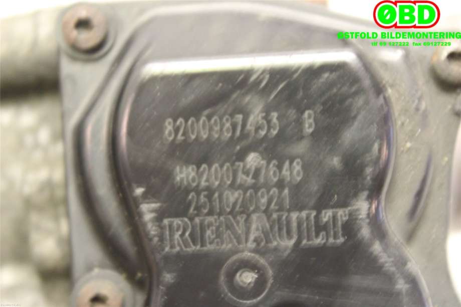 EGR-ventil til Nissan Primastar 2006-2014  (NISSAN|)