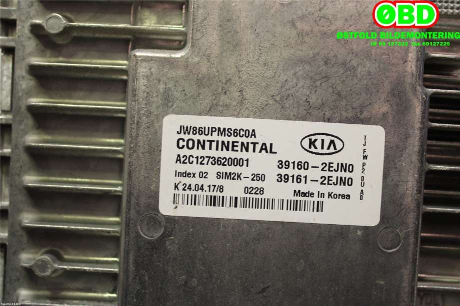 Styreenhet motor til Kia Optima 2017-2020  (KIA|391612EJN0|)