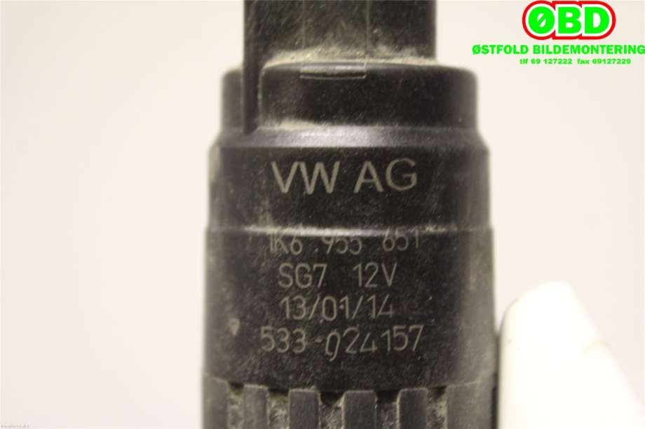 Spylerpumpe foran til VW Golf VII 2012-2017 (Fase 1)  (VOLKSWAGEN|1K6 955 651||1K6955651)
