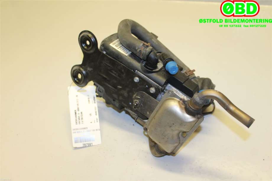 Dieselvarmer til VW Golf VII 2012-2017 (Fase 1)  (VOLKSWAGEN|5Q0 898 008 C|5WA 815 007 E|5Q0815005N)