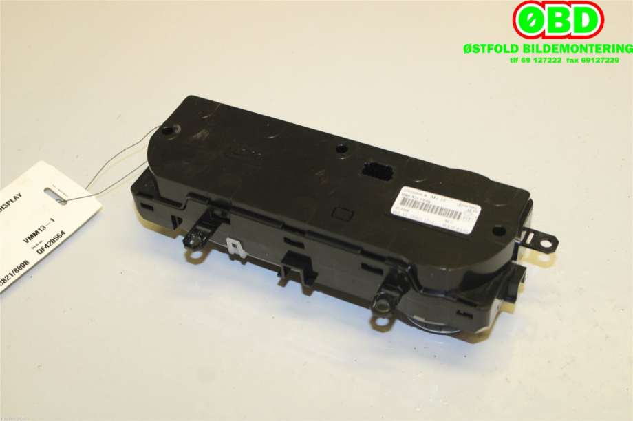 Varmeapparat betjening til Renault Zoe 2013-2019 (Fase 1)  (RENAULT|275100906R|275107386R)