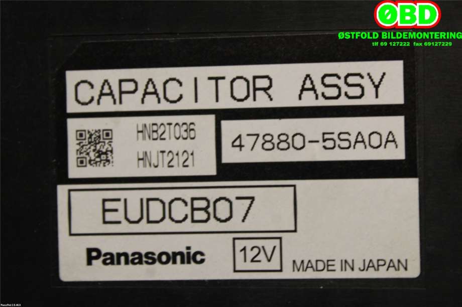 Styreenhet diverse til Nissan Leaf 2018-->> (Type II)  (NISSAN|478805SA0A|)