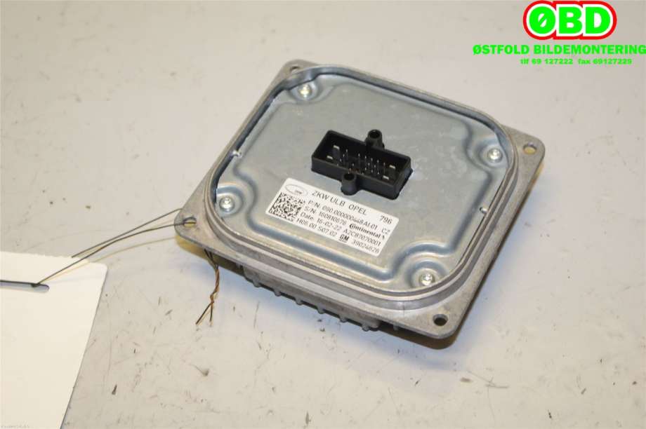 Styreenhet xenon/ballast til Opel Astra K 2015-->> (OPEL|39024626|)