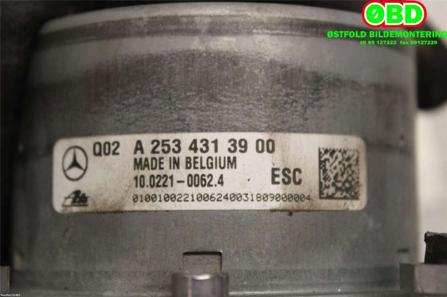 ABS sentral til Mercedes C-Klasse 2018-2021 (Fase 2) (W205) (W205) (MERCEDES|A 253 431 17 00|A 253 431 38 00|2534313900)