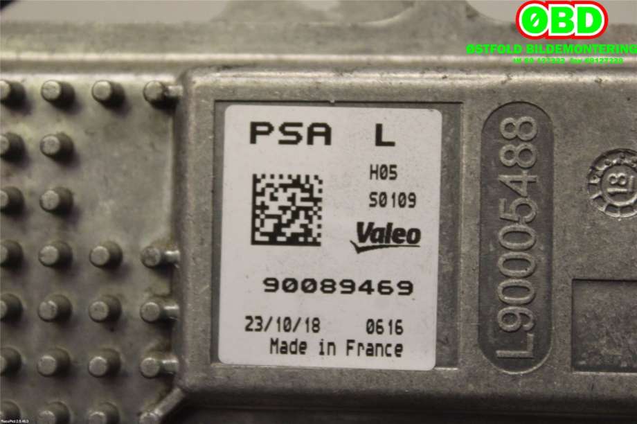 Styreenhet xenon/ballast til Peugeot 5008 2017-->> (Type II)  (PEUGEOT|16 168 793 80|90089469|)
