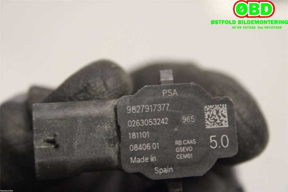 Parkeringssensor foran til Peugeot 5008 2017-->> (Type II)  (PEUGEOT|9827917380||9827917377)