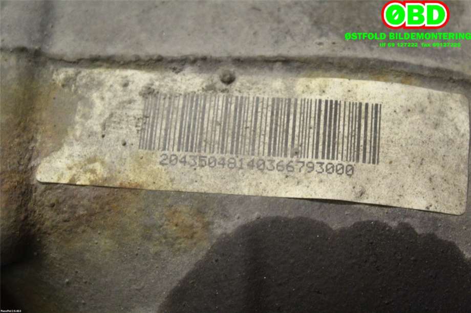 Kardang klokke bak til Mercedes C-Klasse 2007-2011 (Fase 1) (W204) (W204) (MERCEDES|A 204 350 01 14|)