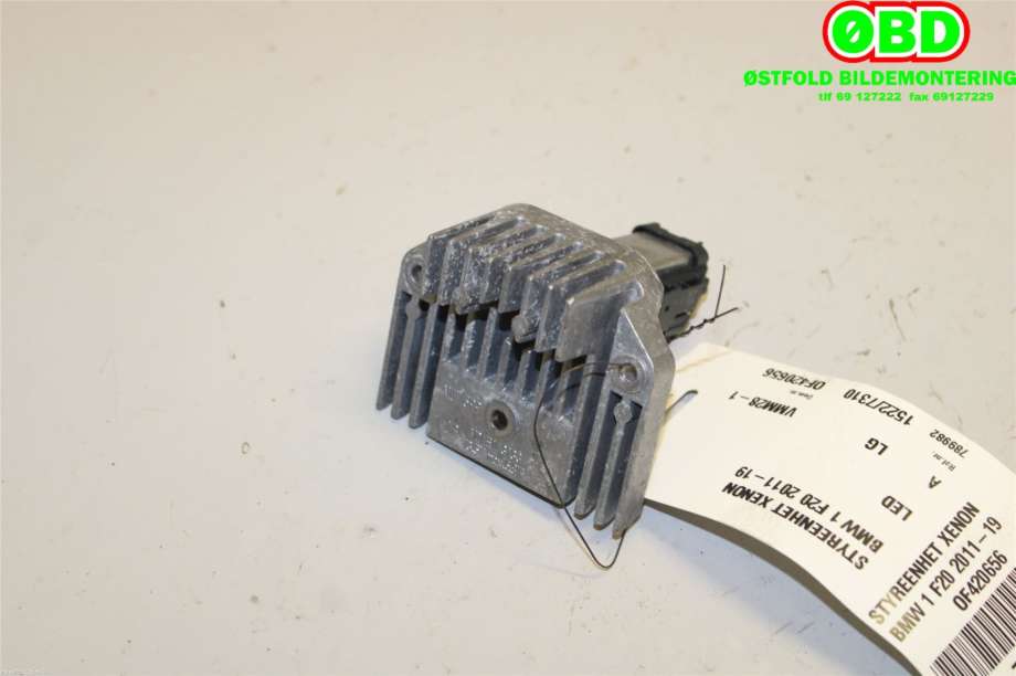 Styreenhet xenon/ballast til BMW 1-Serie 2011-2015 (Fase 1) (F20/F21) (F20/F21) (BMW|63 11 7 296 905||178422)