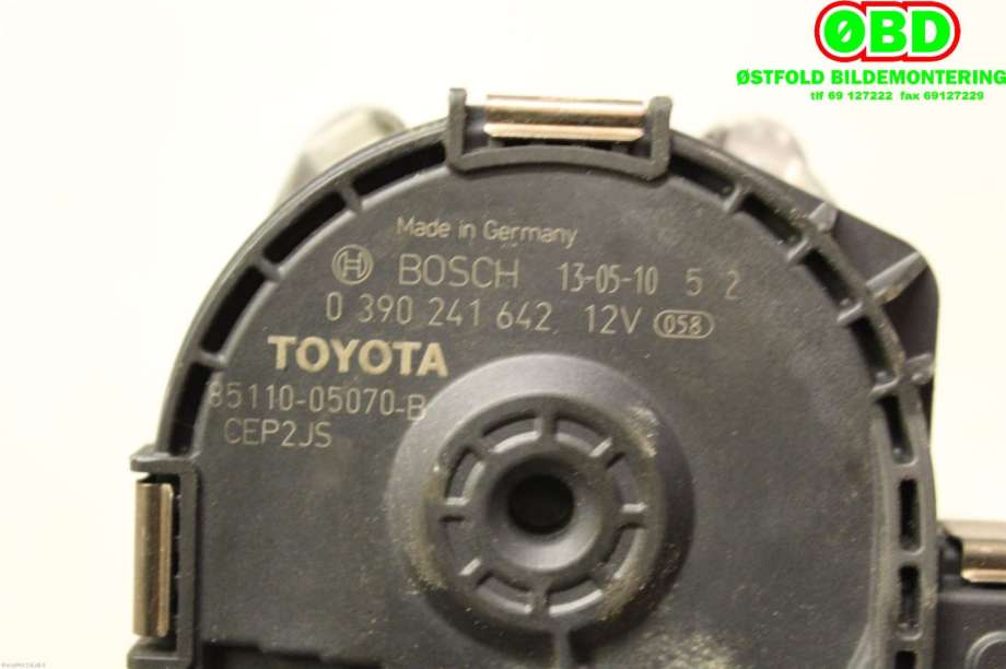Viskermotor frontrute til Toyota Avensis 2009-2015 (Type III, Fase 1) (TOYOTA||8511005070B)