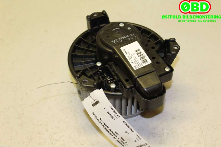 Varmeapparat motor til Toyota Avensis 2009-2015 (Type III, Fase 1)  (TOYOTA|8710302150|2727008104|)
