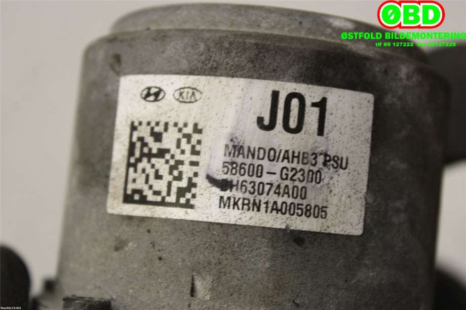 Bremsefordeler til Hyundai Ioniq Electric 2016-2019 (Fase 1)  (HYUNDAI|58620G 2300||58600G2300)