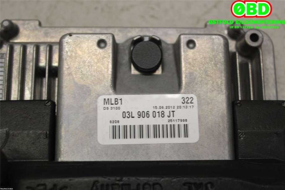 Styreenhet motor til Audi A4 2007-2014 (Type IV) (B8) (B8) (AUDI|03L 906 018 JT||03L906018JT)