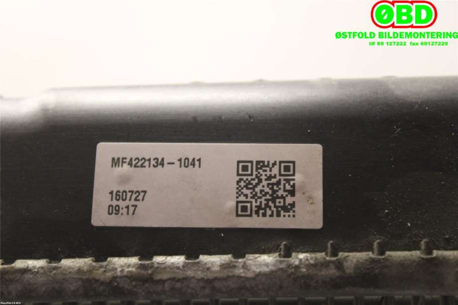 Radiator (manuell gir) til Toyota Auris 2015-2019 (Type II, Fase 2) (TOYOTA|164000T240|)