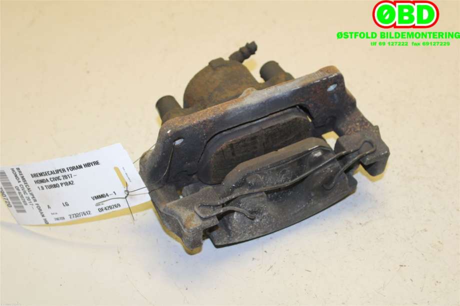 Bremsecaliper høyre foran til Honda Civic 2017-->> (Type X) (HONDA|)