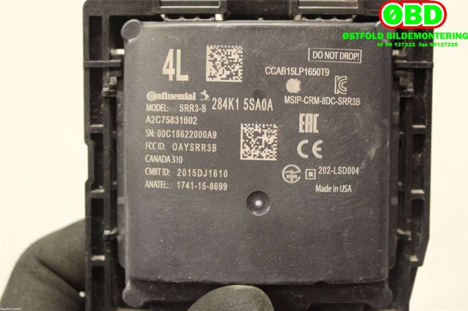 Sensor radar til Nissan Leaf 2018-->> (Type II)  (NISSAN|284K15SA0A|)