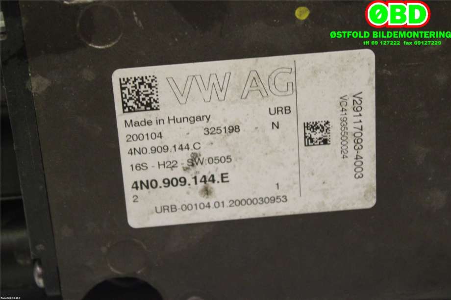 Tannstang elektrisk til Audi e-tron 2018-->> (AUDI|4N1 423 053 L|4N1 423 053 P|4N1423053L)